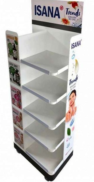 Individuelles Regaldisplay für Produkte